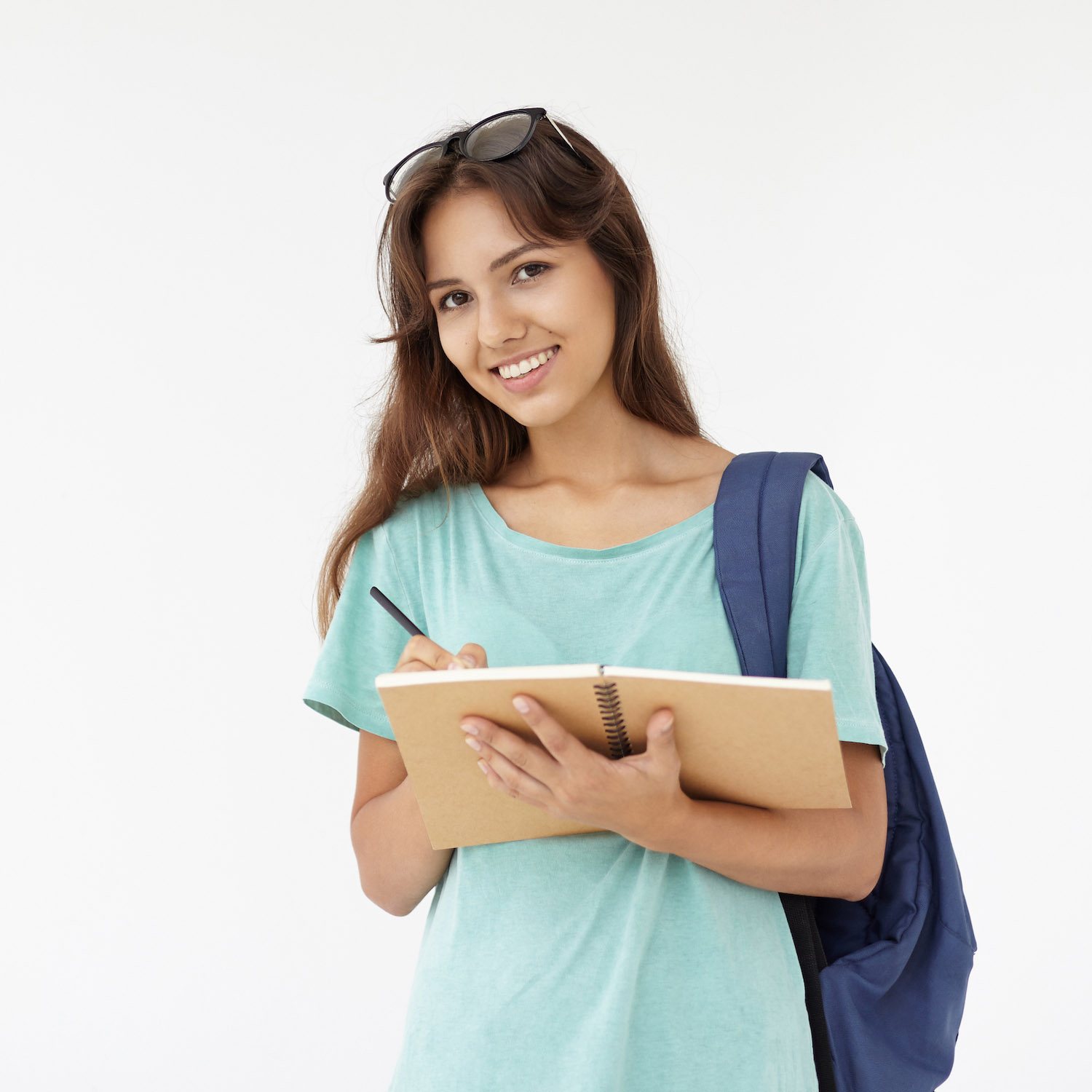 Happy student